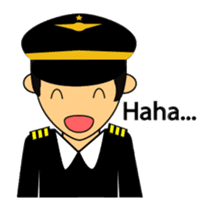 Cute Pilot Cartoons 2 sticker #3954731