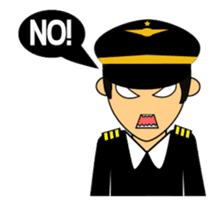 Cute Pilot Cartoons 2 sticker #3954732