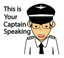Cute Pilot Cartoons 2 sticker #3954736