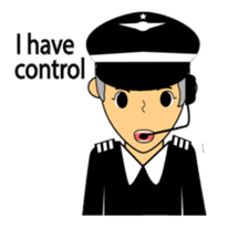Cute Pilot Cartoons 2 sticker #3954741