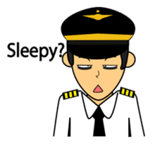 Cute Pilot Cartoons 2 sticker #3954750