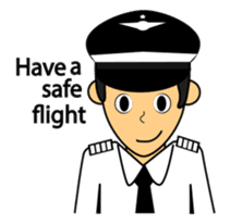 Cute Pilot Cartoons 2 sticker #3954751