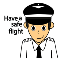 Cute Pilot Cartoons 2 sticker #3954751