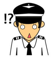 Cute Pilot Cartoons 2 sticker #3954754
