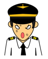 Cute Pilot Cartoons 2 sticker #3954757