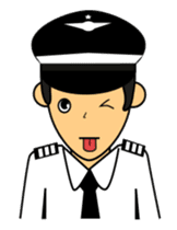 Cute Pilot Cartoons 2 sticker #3954762