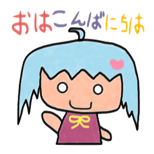 Ahoge Girl sticker #3954771