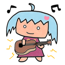 Ahoge Girl sticker #3954773