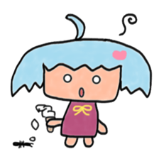 Ahoge Girl sticker #3954777