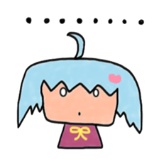 Ahoge Girl sticker #3954785