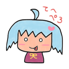 Ahoge Girl sticker #3954791