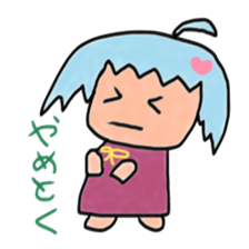 Ahoge Girl sticker #3954795