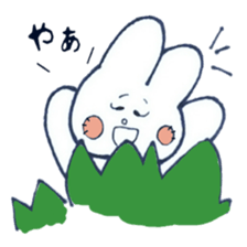 Rabbit tortoise . sticker #3955331