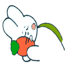 Rabbit tortoise . sticker #3955336