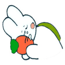 Rabbit tortoise . sticker #3955336