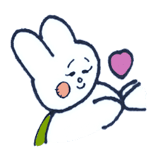 Rabbit tortoise . sticker #3955337