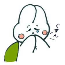 Rabbit tortoise . sticker #3955338