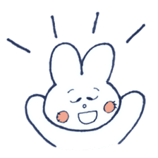 Rabbit tortoise . sticker #3955339