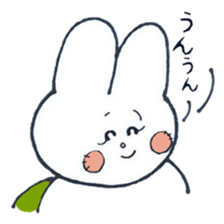 Rabbit tortoise . sticker #3955340