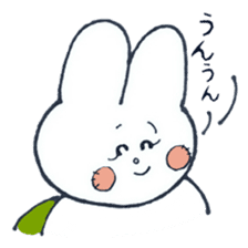 Rabbit tortoise . sticker #3955340