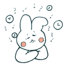 Rabbit tortoise . sticker #3955342