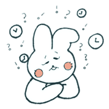 Rabbit tortoise . sticker #3955342