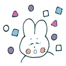Rabbit tortoise . sticker #3955343