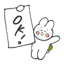 Rabbit tortoise . sticker #3955344