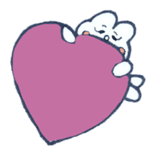 Rabbit tortoise . sticker #3955346