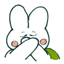 Rabbit tortoise . sticker #3955349