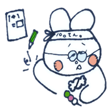 Rabbit tortoise . sticker #3955350