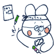 Rabbit tortoise . sticker #3955350