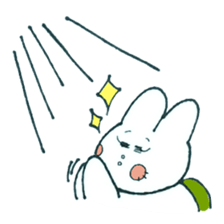 Rabbit tortoise . sticker #3955351