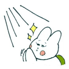 Rabbit tortoise . sticker #3955351