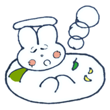 Rabbit tortoise . sticker #3955353