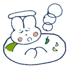 Rabbit tortoise . sticker #3955353