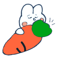 Rabbit tortoise . sticker #3955355