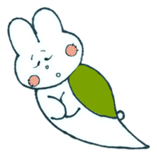 Rabbit tortoise . sticker #3955357