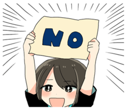 Kawaii Girl's Sticker sticker #3956215