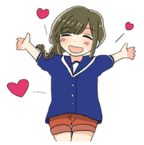 Kawaii Girl's Sticker sticker #3956222