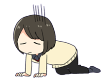 Kawaii Girl's Sticker sticker #3956227