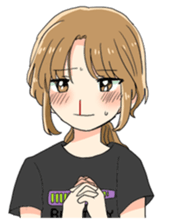 Kawaii Girl's Sticker sticker #3956232