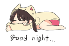 Kawaii Girl's Sticker sticker #3956238