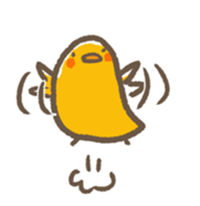 Petite bird sticker #3956291