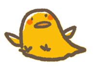 Petite bird sticker #3956293