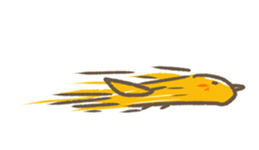 Petite bird sticker #3956298