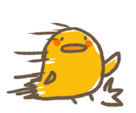 Petite bird sticker #3956299