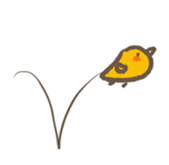 Petite bird sticker #3956300