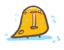 Petite bird sticker #3956306