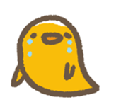 Petite bird sticker #3956307